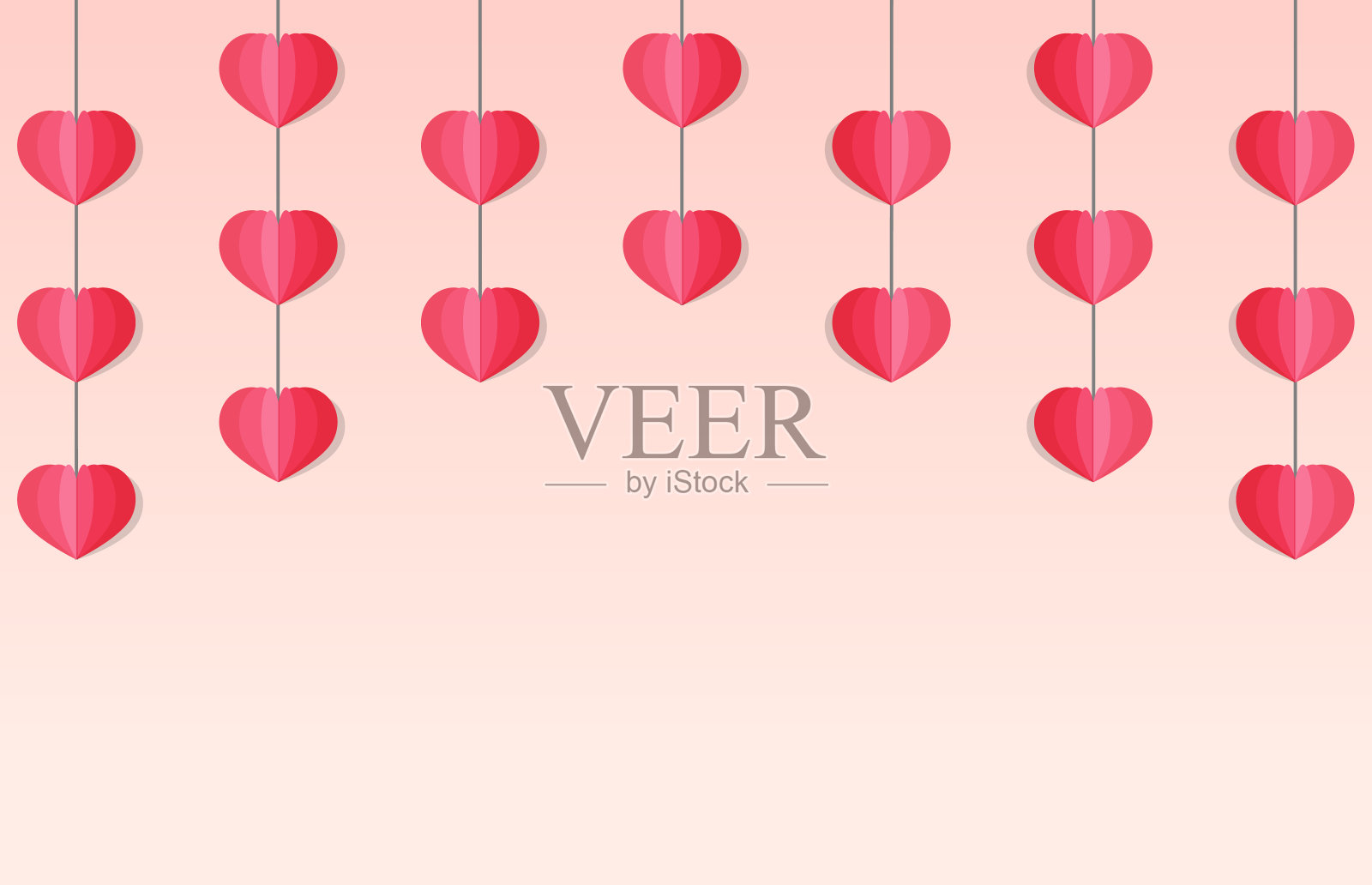 红心背景作装饰插画图片素材