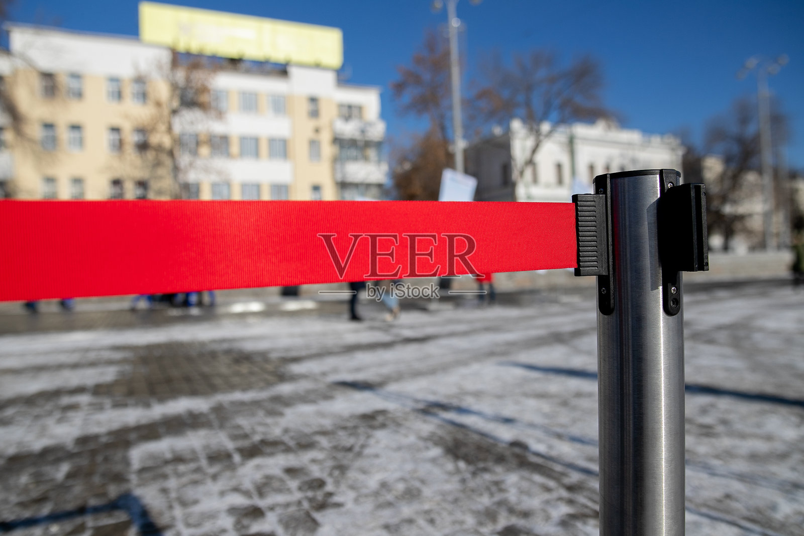 繁文缛节，围栏，通道都关闭了照片摄影图片