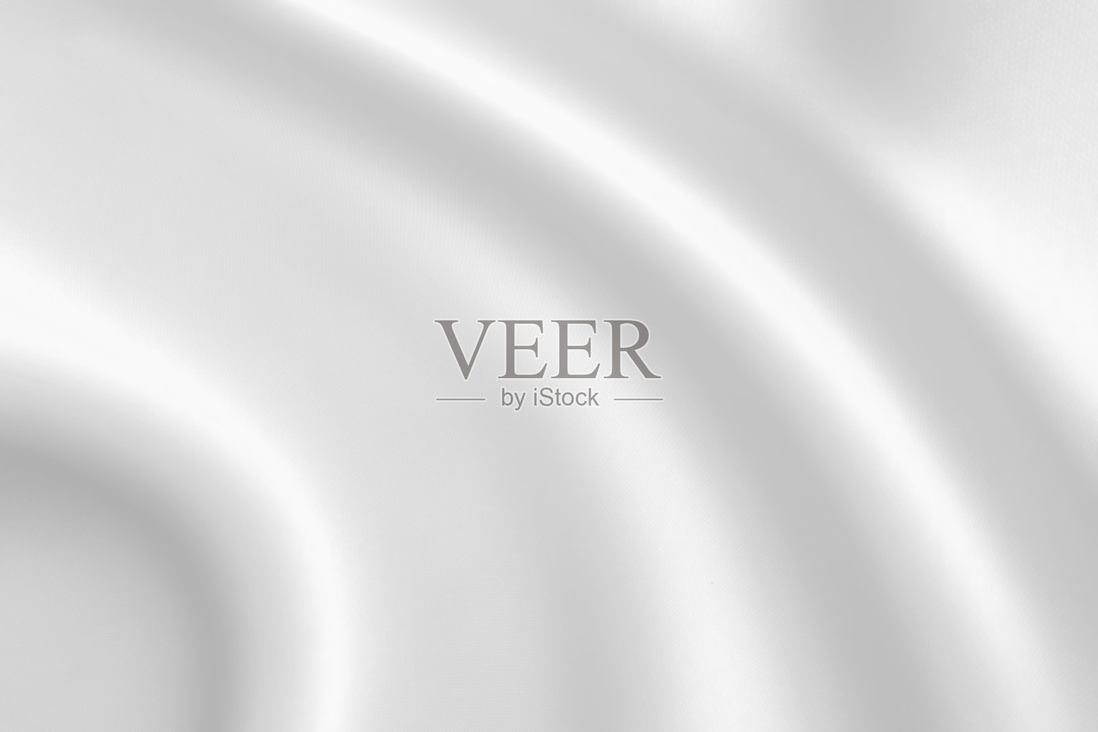 具有柔和波浪的抽象白色布料背景照片摄影图片