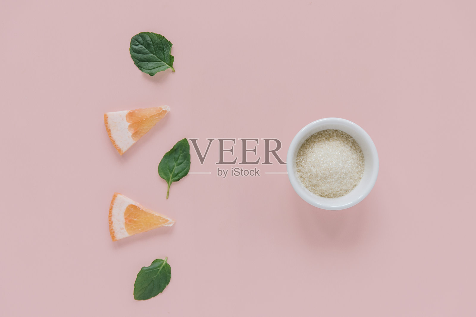 植物盐浴照片摄影图片