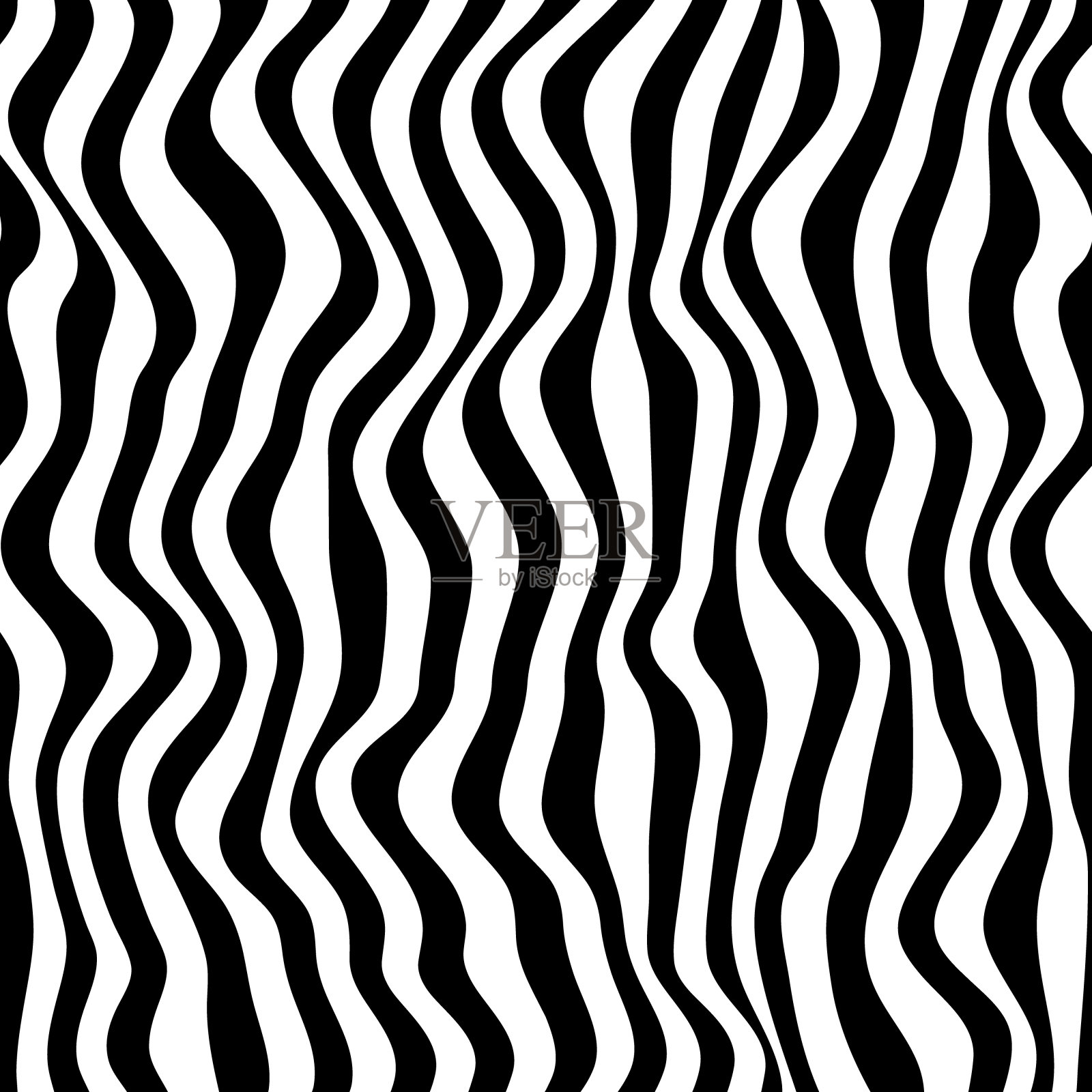 矢量无缝条纹图案与光学错觉。简单设计的包装纸，墙纸，纺织品，文具。插画图片素材