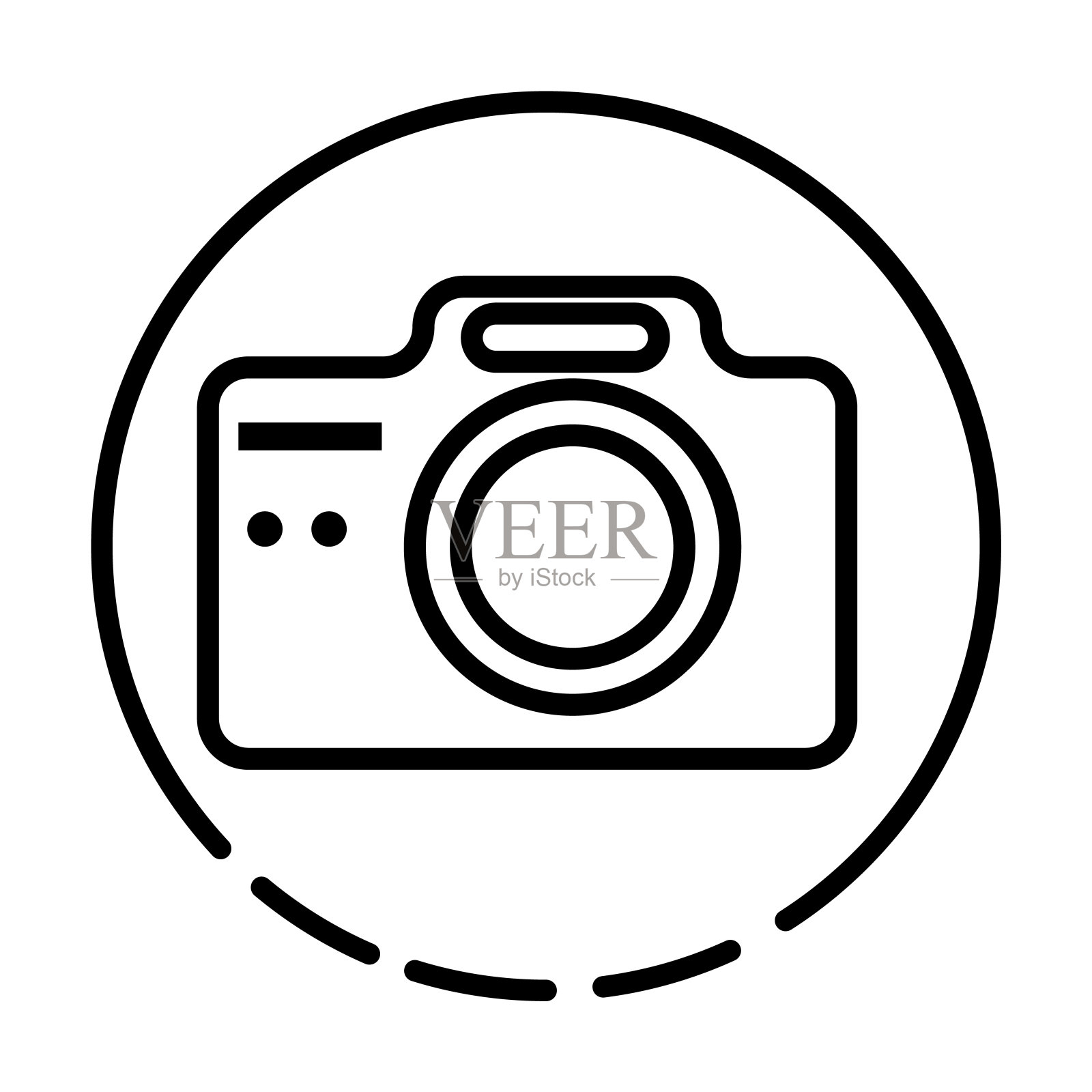 图标的故事。单薄线性故事大纲图标孤立在白色背景。线矢量故事符号，网页和移动的符号。图标素材