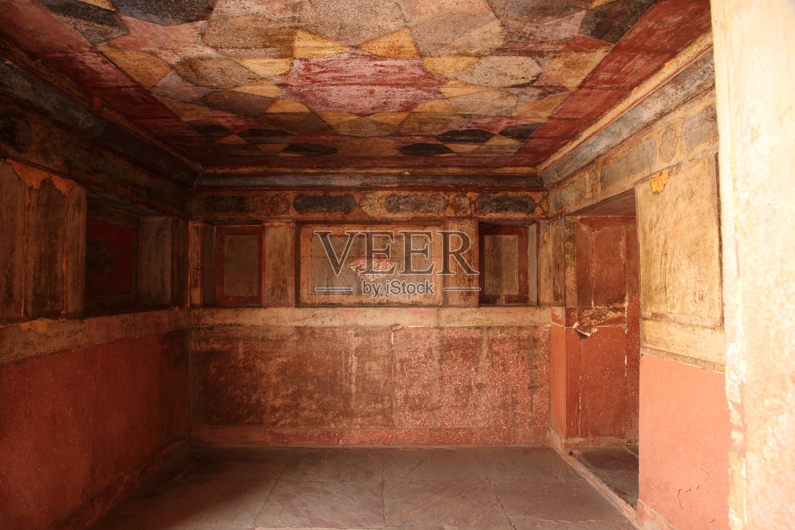 Jodha Bai Palace, Fatehpur Sikri，靠近印度北方邦的阿格拉照片摄影图片