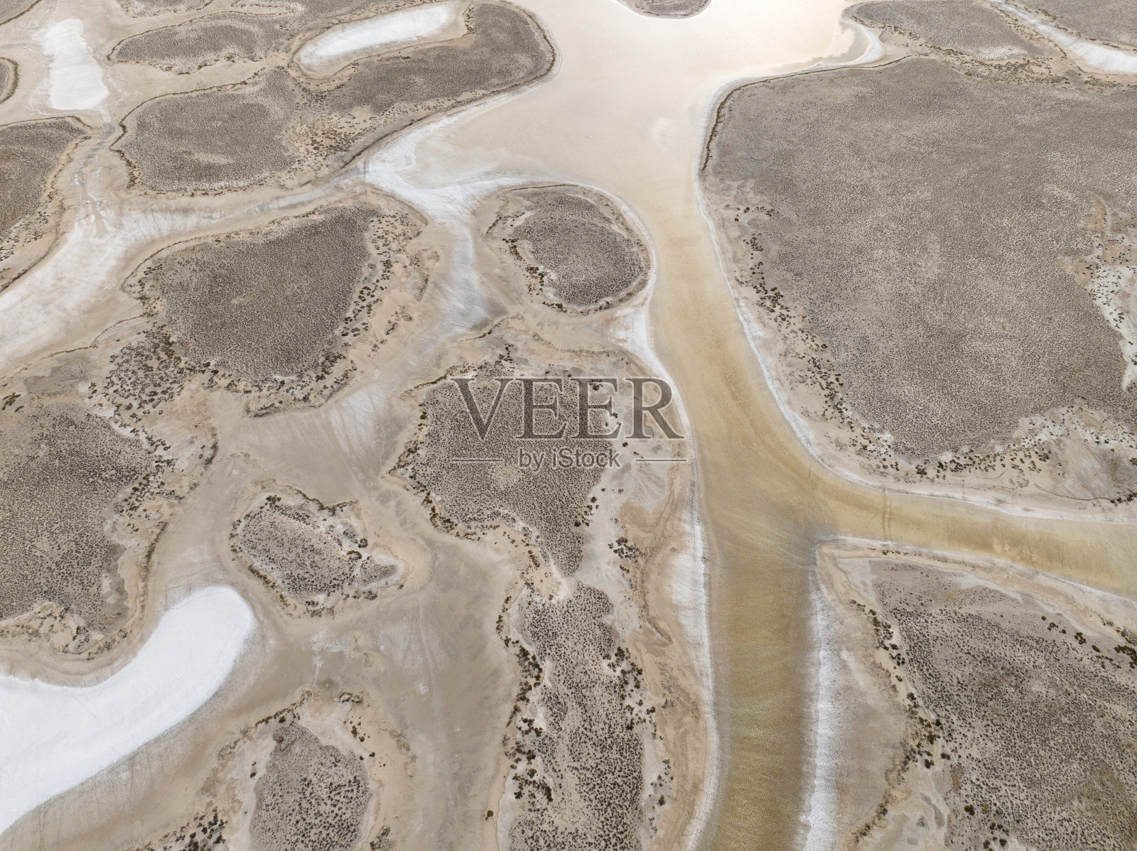 湖泊的自然形状和纹理照片摄影图片