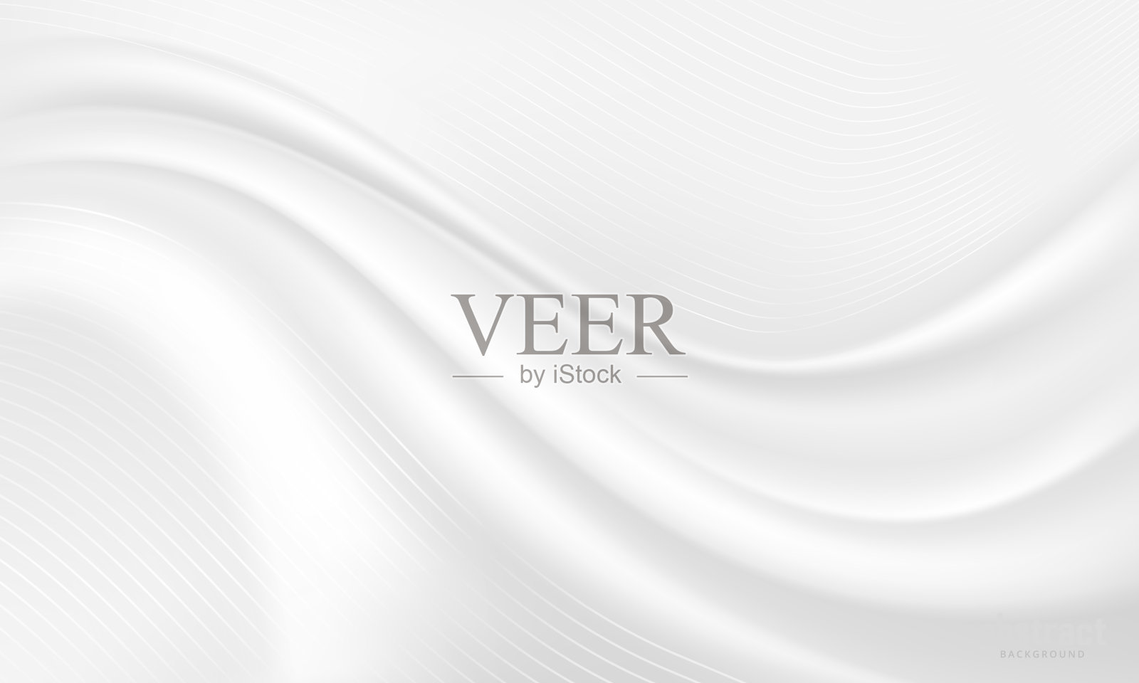 抽象的白色背景与波浪插画图片素材