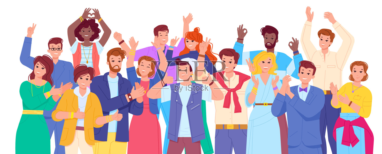 欢迎观众团队成员欢迎新人设计元素图片