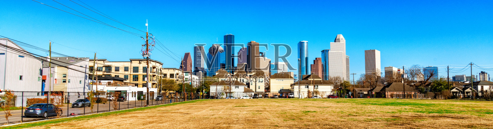 休斯顿的天际线照片摄影图片