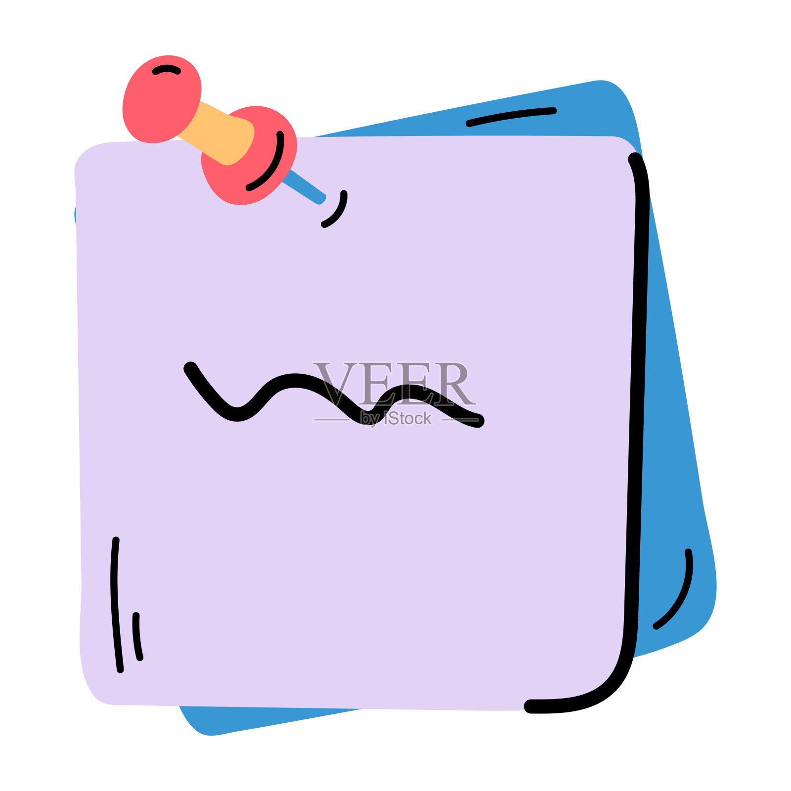 便签插画图片素材