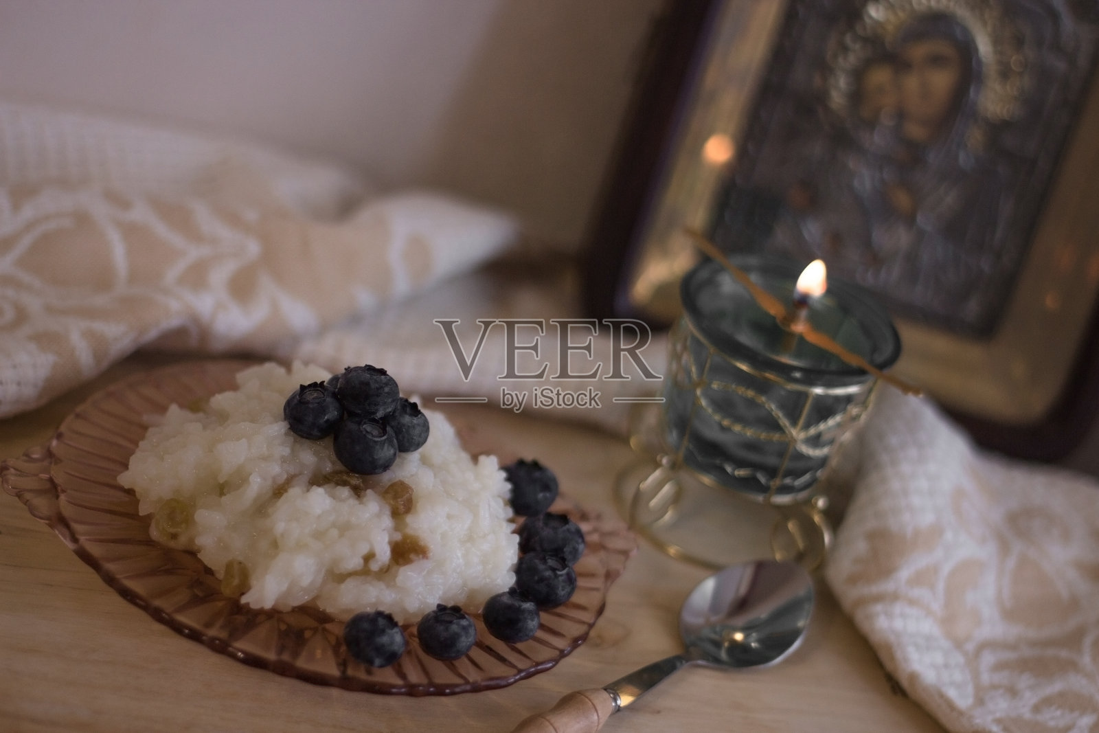 Кутья на рождество в православном христианстве照片摄影图片