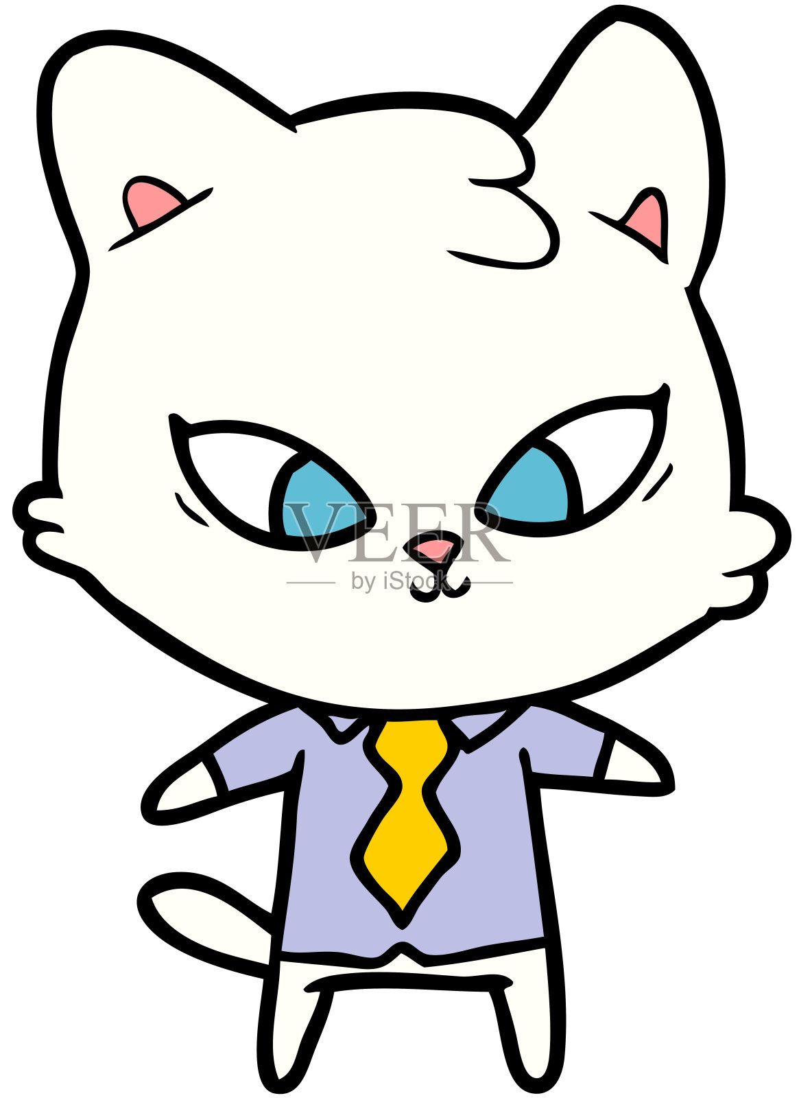 可爱的卡通猫设计元素图片