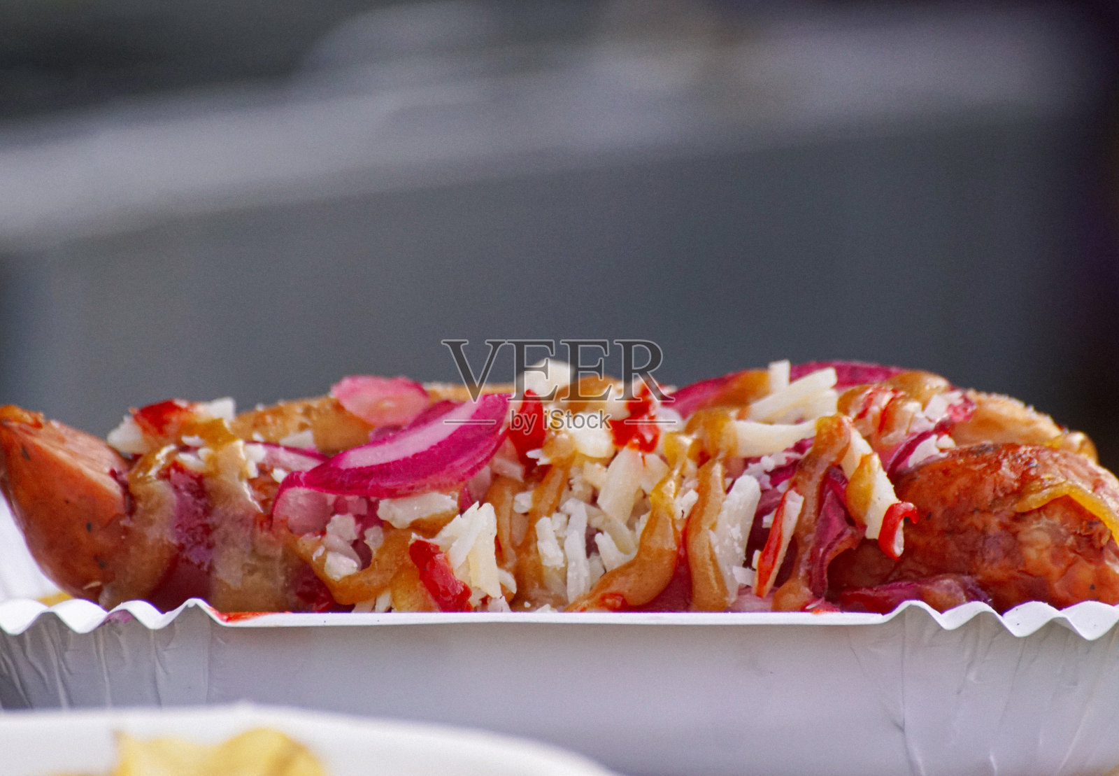 盘子里食物的特写照片摄影图片