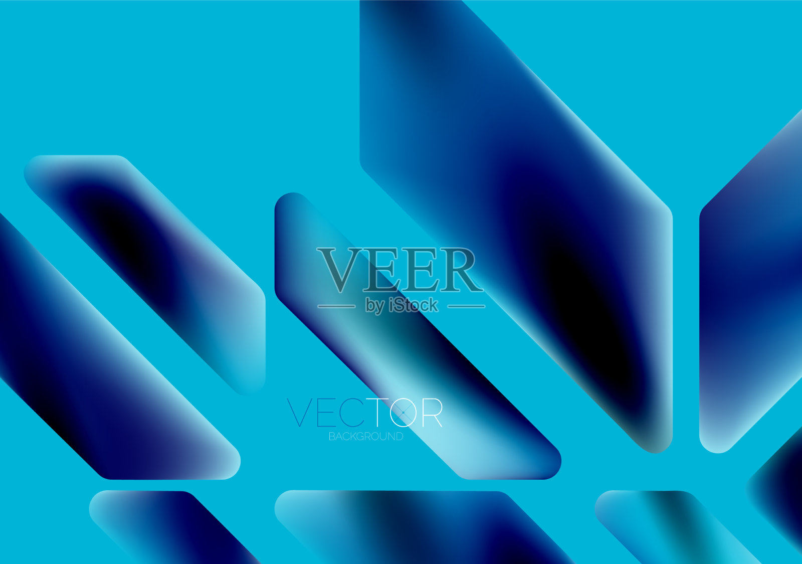 流体色彩动态几何形状抽象插画图片素材