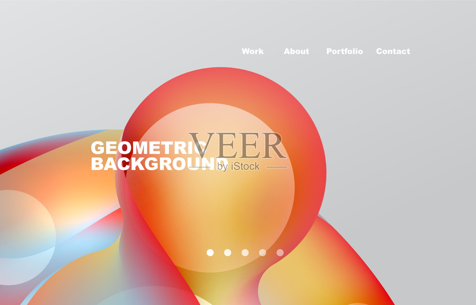 登陆页面抽象液体背景流动插画图片素材