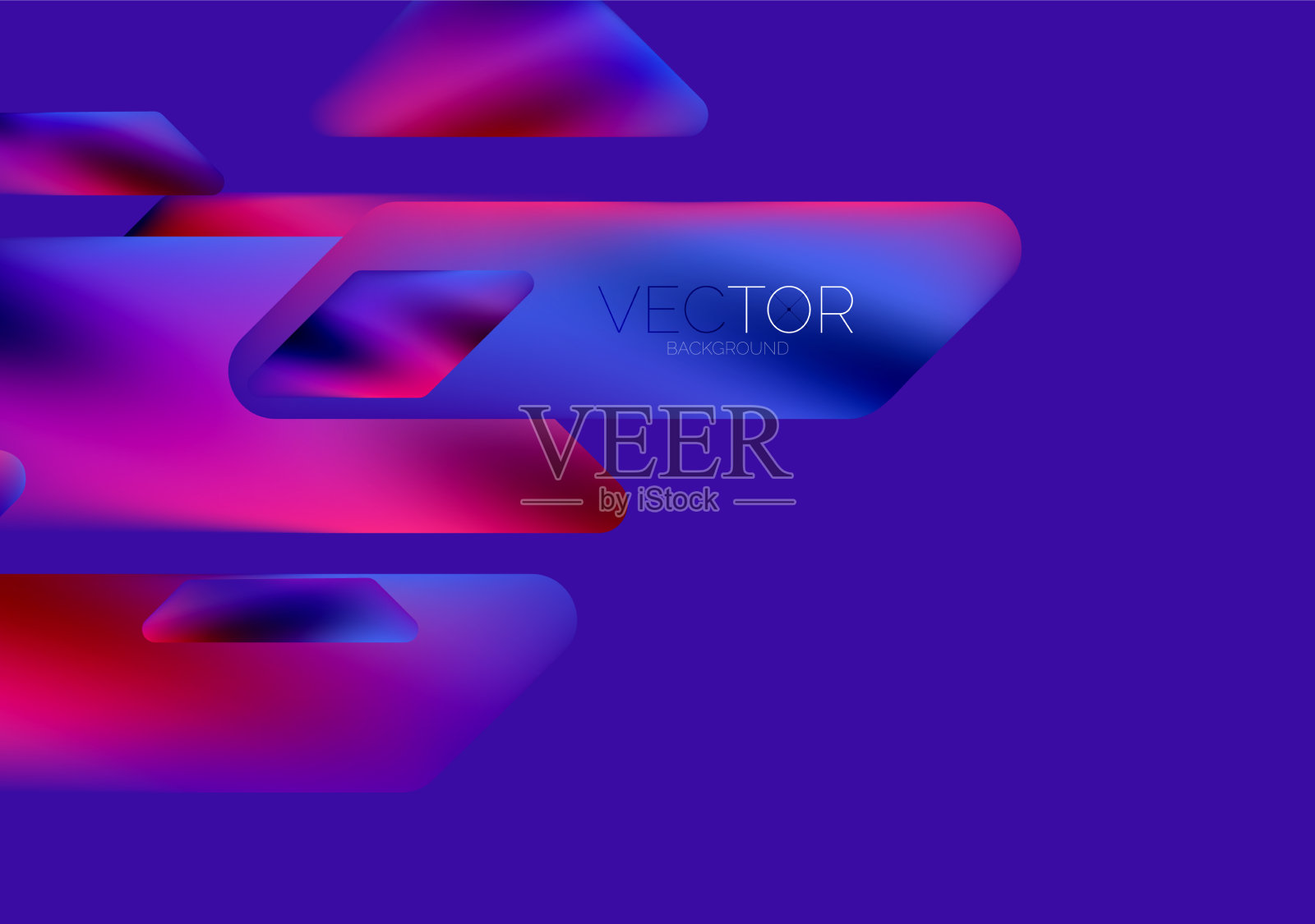 科技极简几何壁纸创意插画图片素材