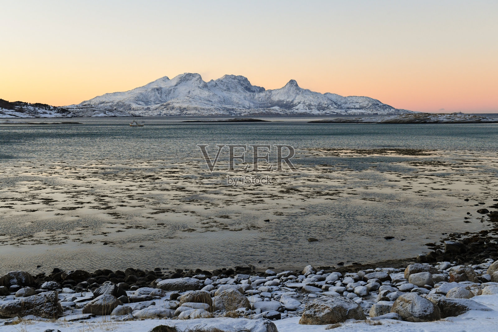 挪威冬季景观照片摄影图片