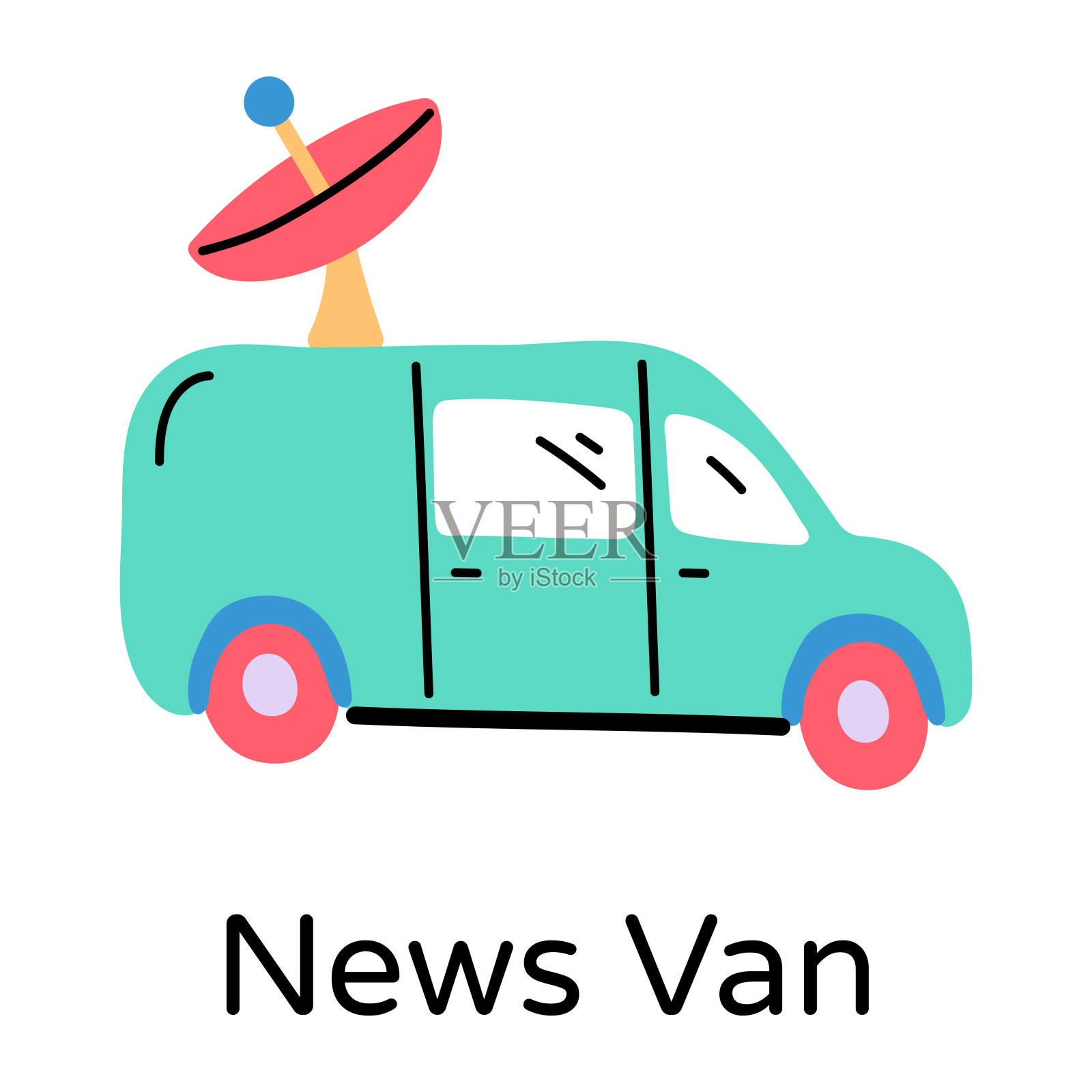 新闻的插画图片素材