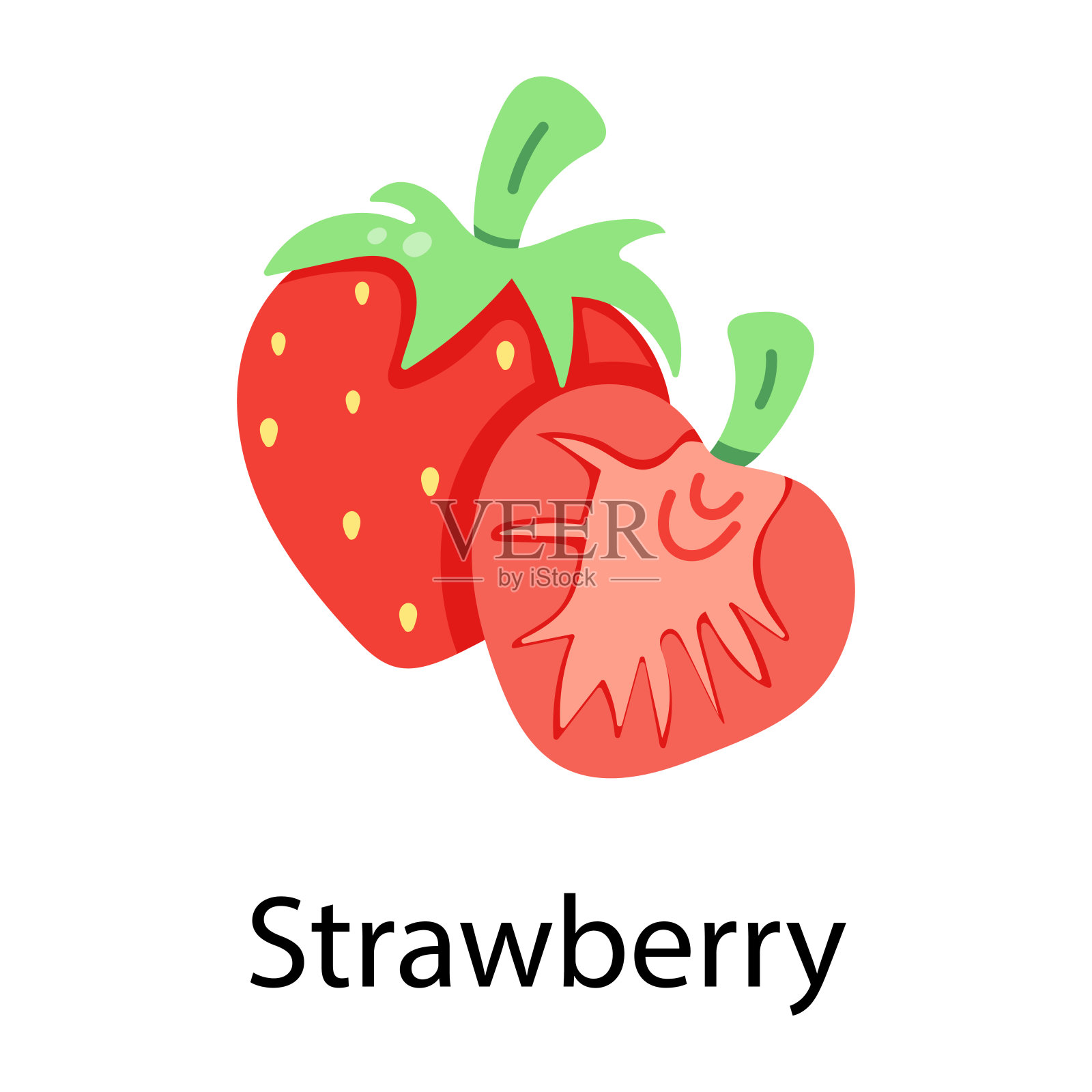 草莓插画图片素材