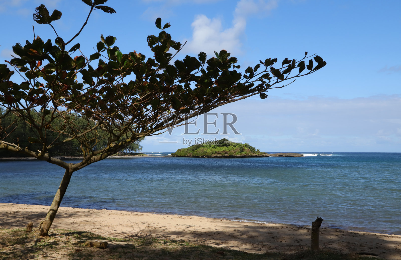 Jacotet湾，桑丘岛，毛里求斯，毛里求斯，印度洋，非洲照片摄影图片