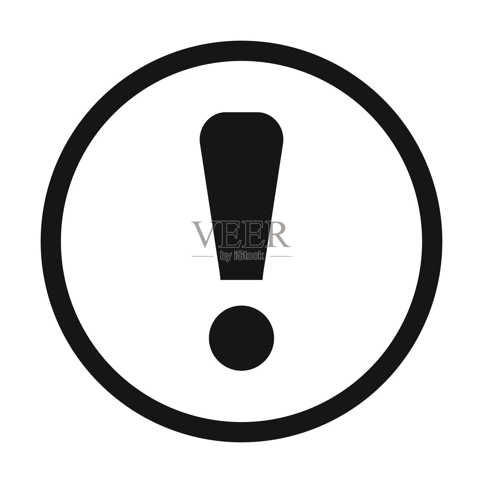 感叹号插画图片素材