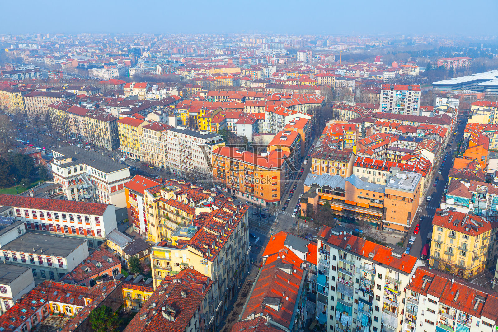 都灵全景照片摄影图片