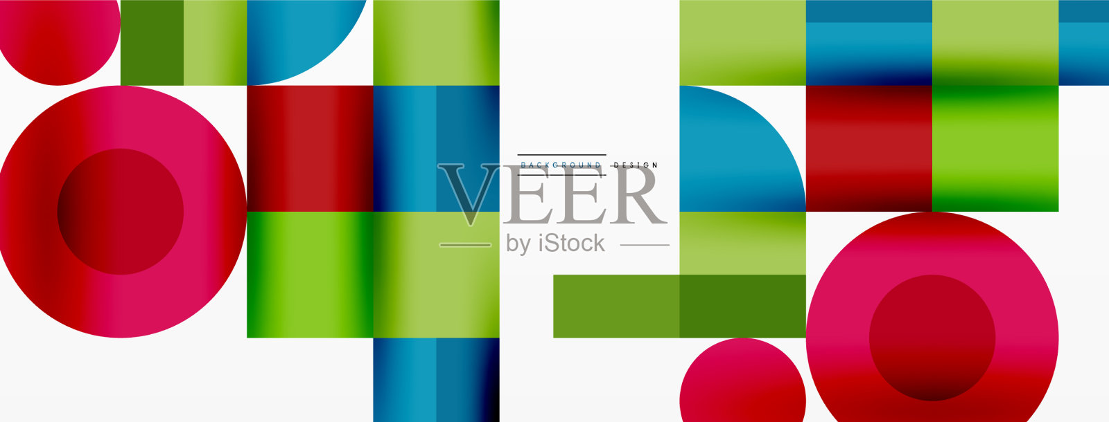 美丽的抽象背景圆三角形插画图片素材