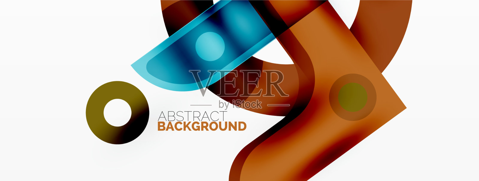 极简的几何抽象背景线插画图片素材