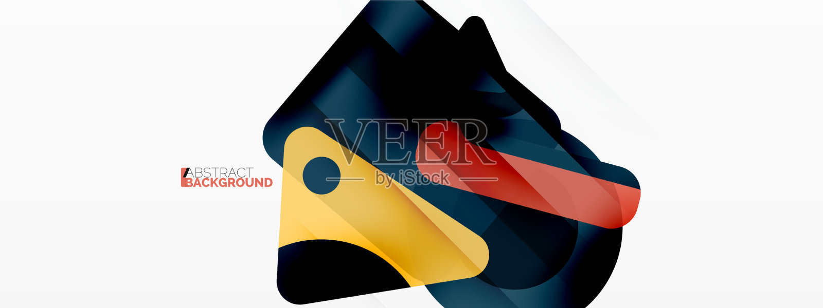 原始几何图形——直线三角形插画图片素材