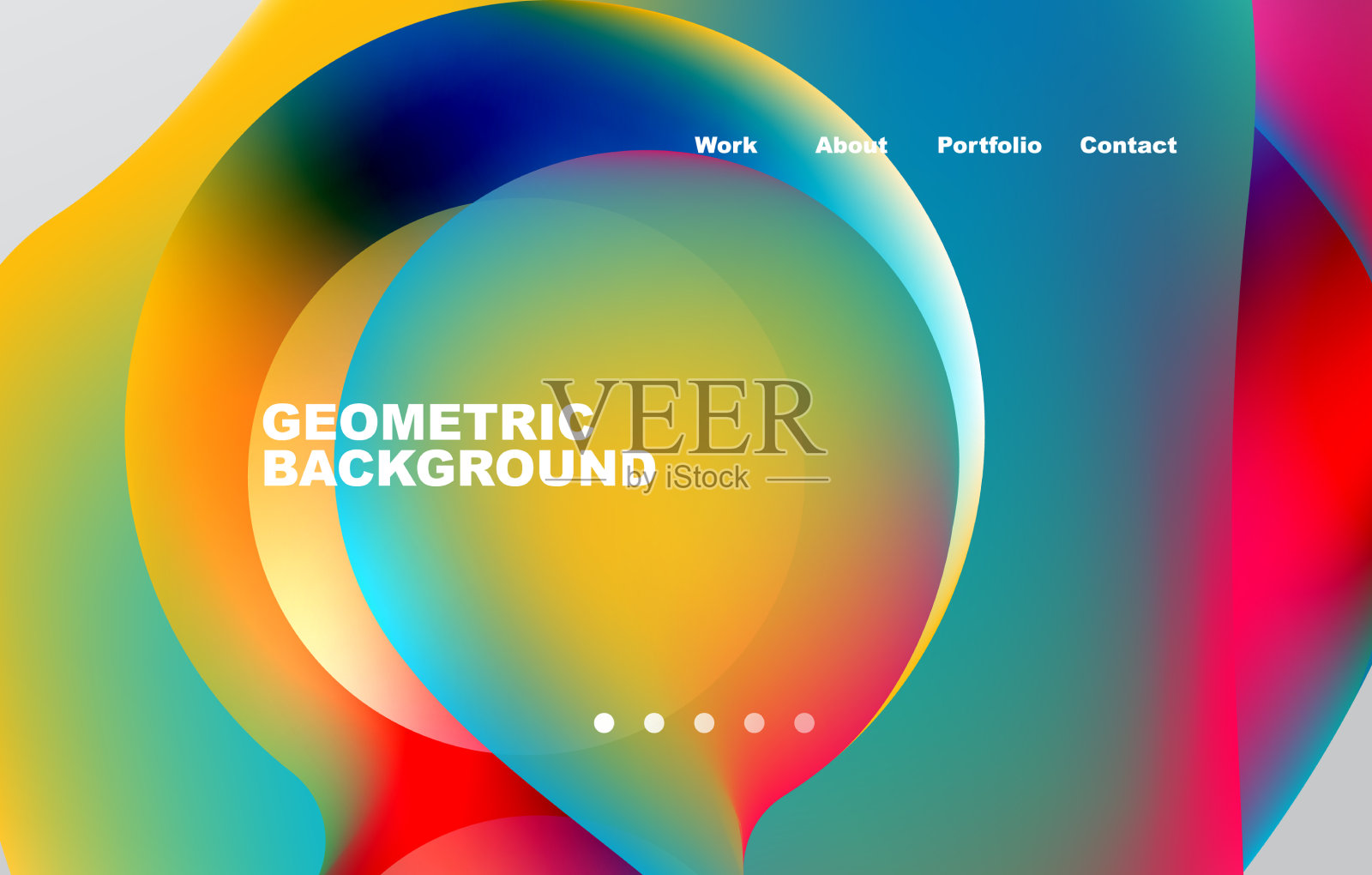 登陆页面抽象液体背景流动插画图片素材