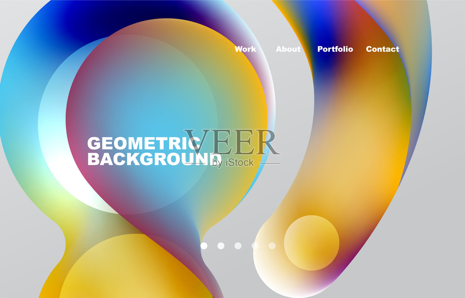 抽象的液体背景为您的登录页插画图片素材