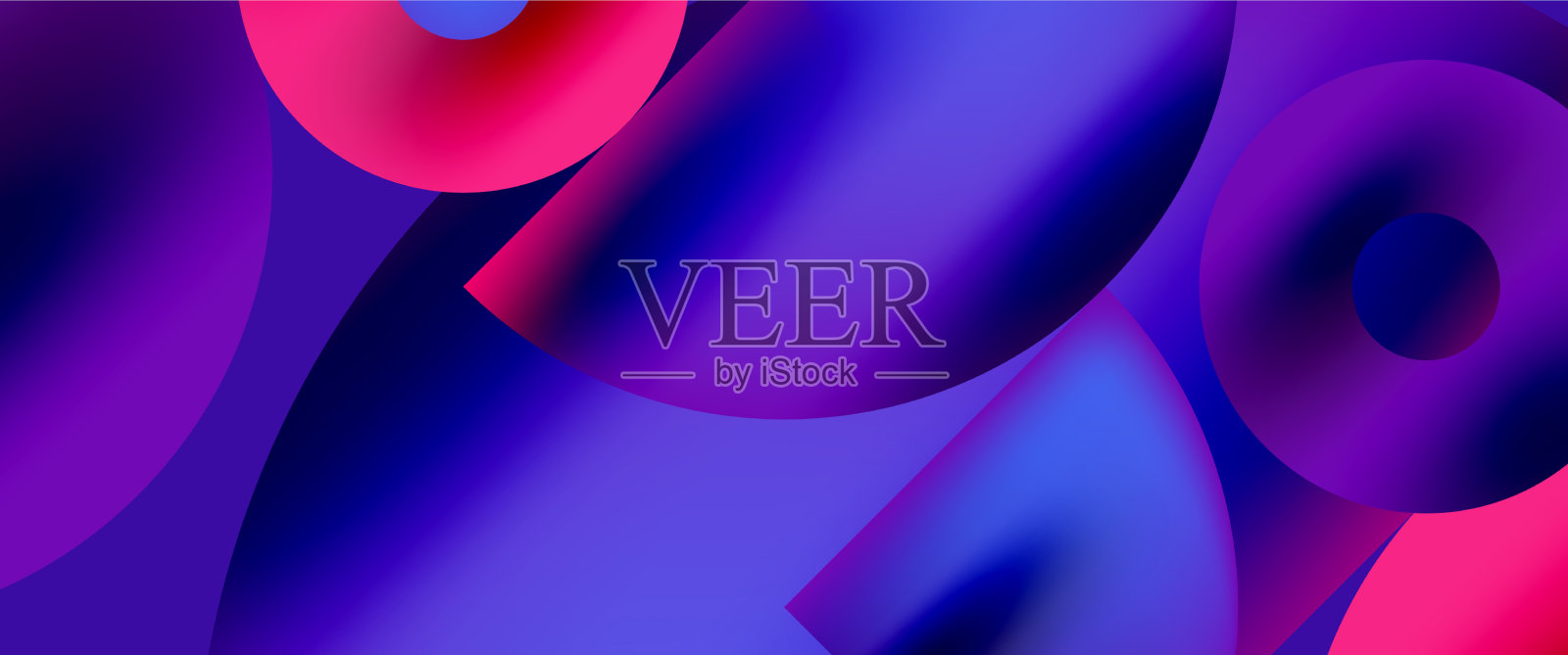 几何抽象全景壁纸背景插画图片素材