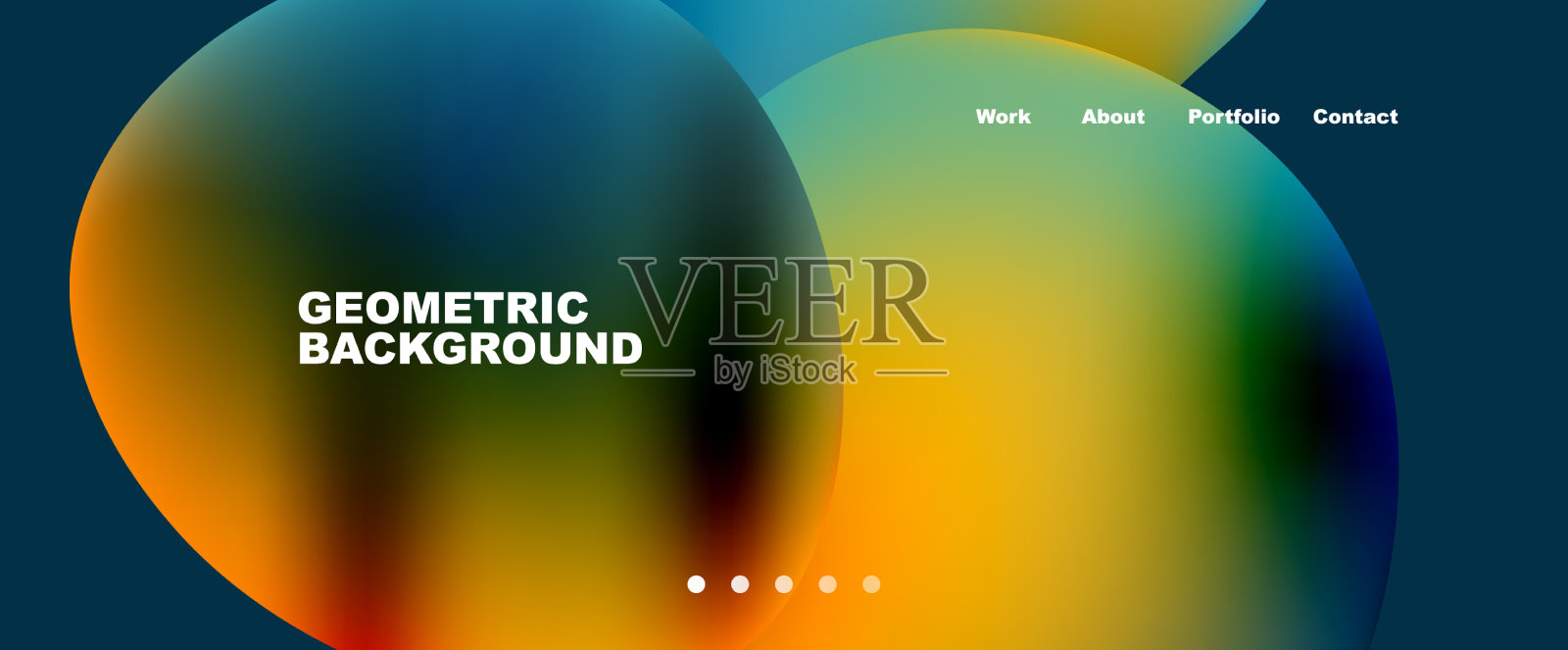 流体形状抽象背景插画图片素材