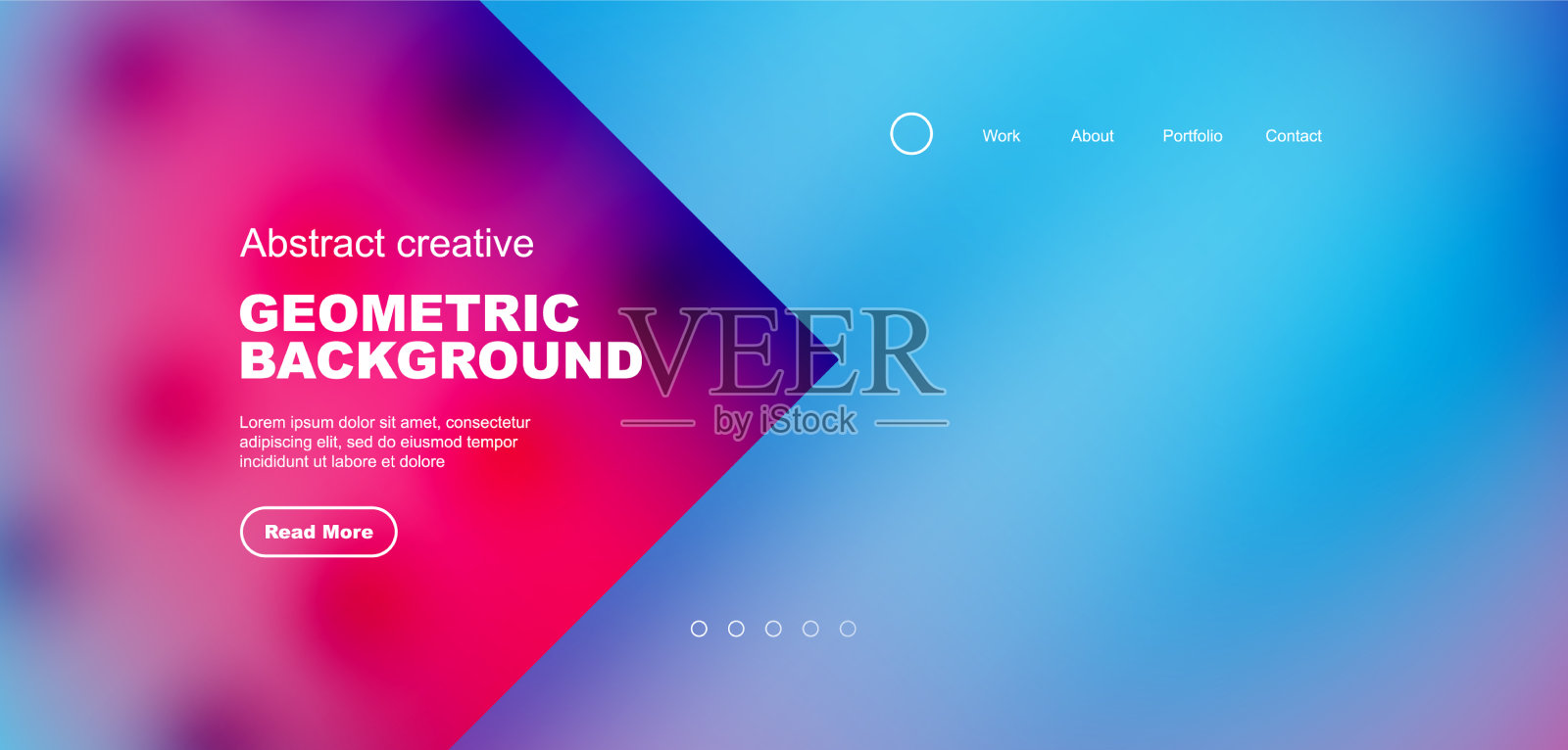 圆形、圆形和线条与流体插画图片素材