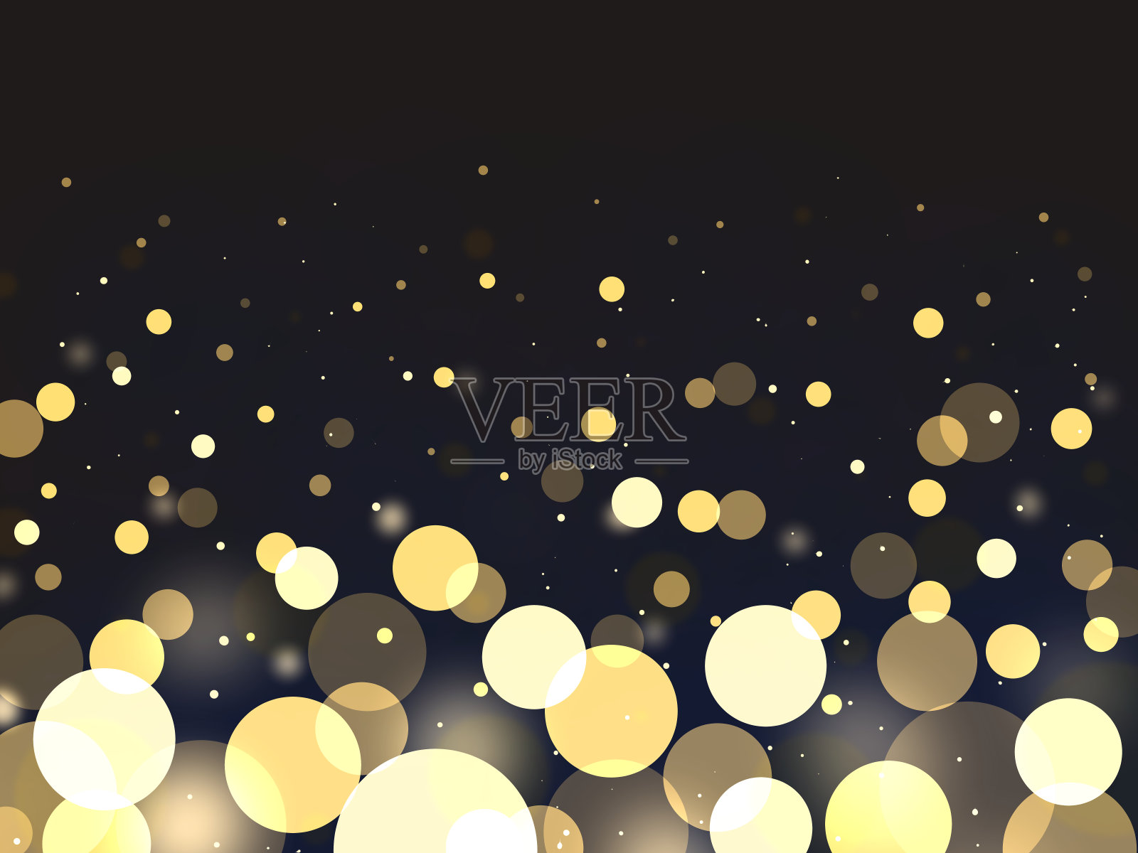 美丽的闪闪发光的黄金失焦背景插画图片素材