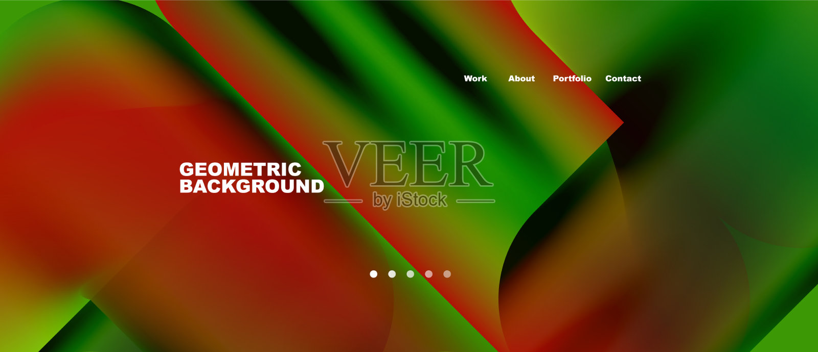 圆形和圆形液体梯度插画图片素材