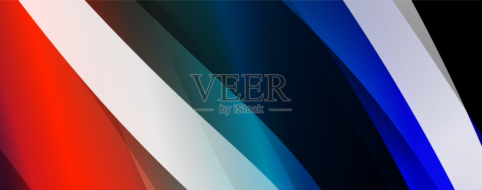 带有动态波线的流体颜色梯度插画图片素材