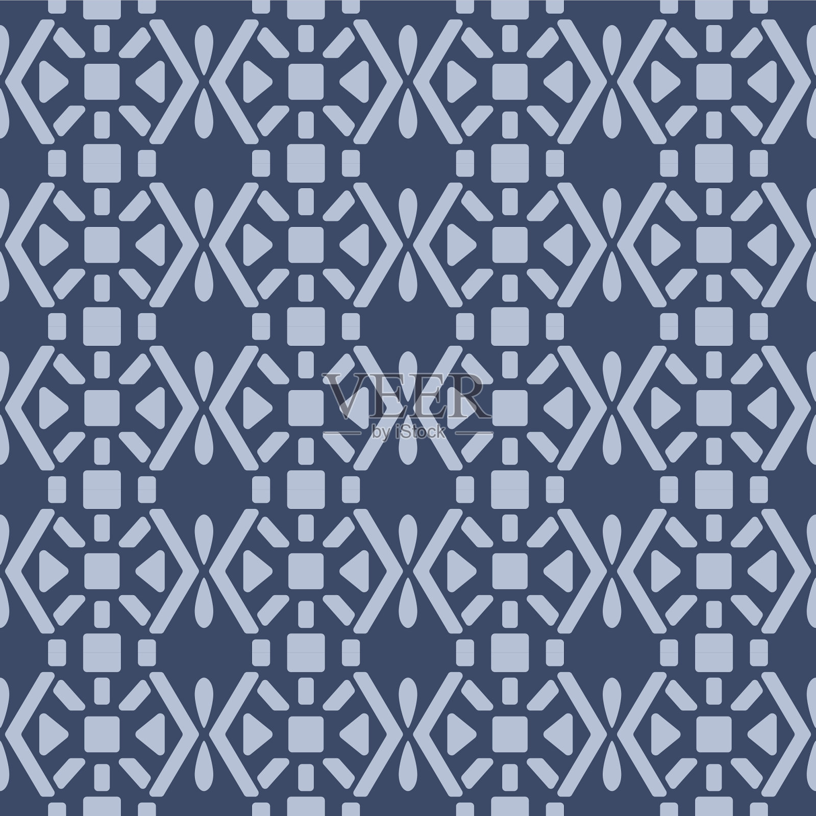 日本几何钻石图案矢量无缝模式插画图片素材