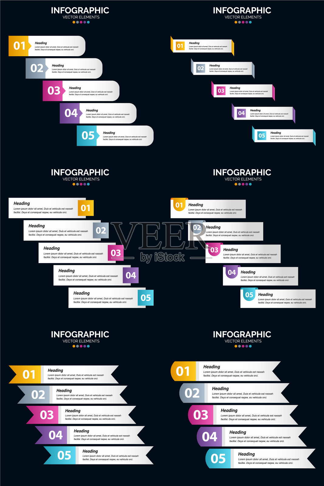 我们的信息图表包包括你的一切插画图片素材