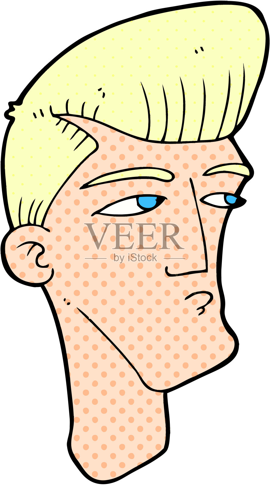 卡通酷时尚男插画图片素材