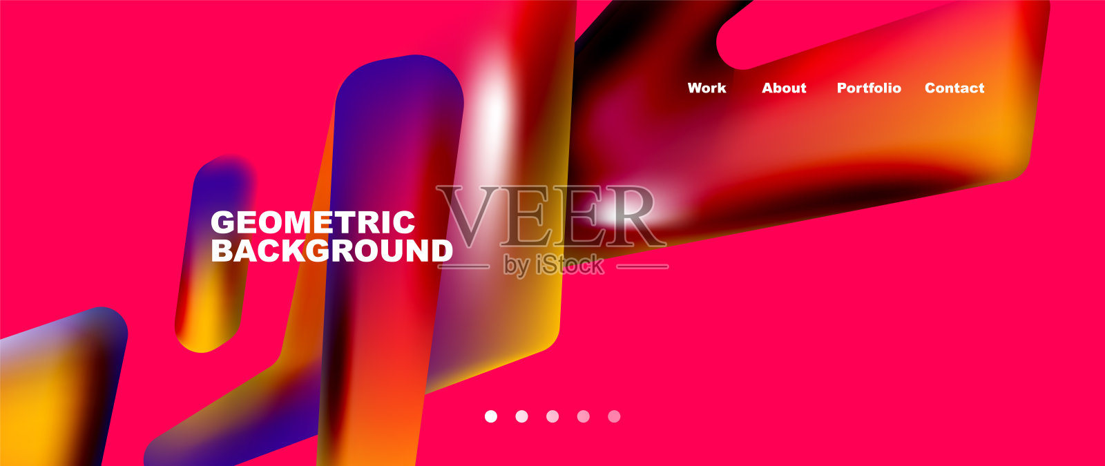 科技最小几何墙纸。创造性的抽象背景。矢量插图的壁纸横幅背景或登陆页插画图片素材