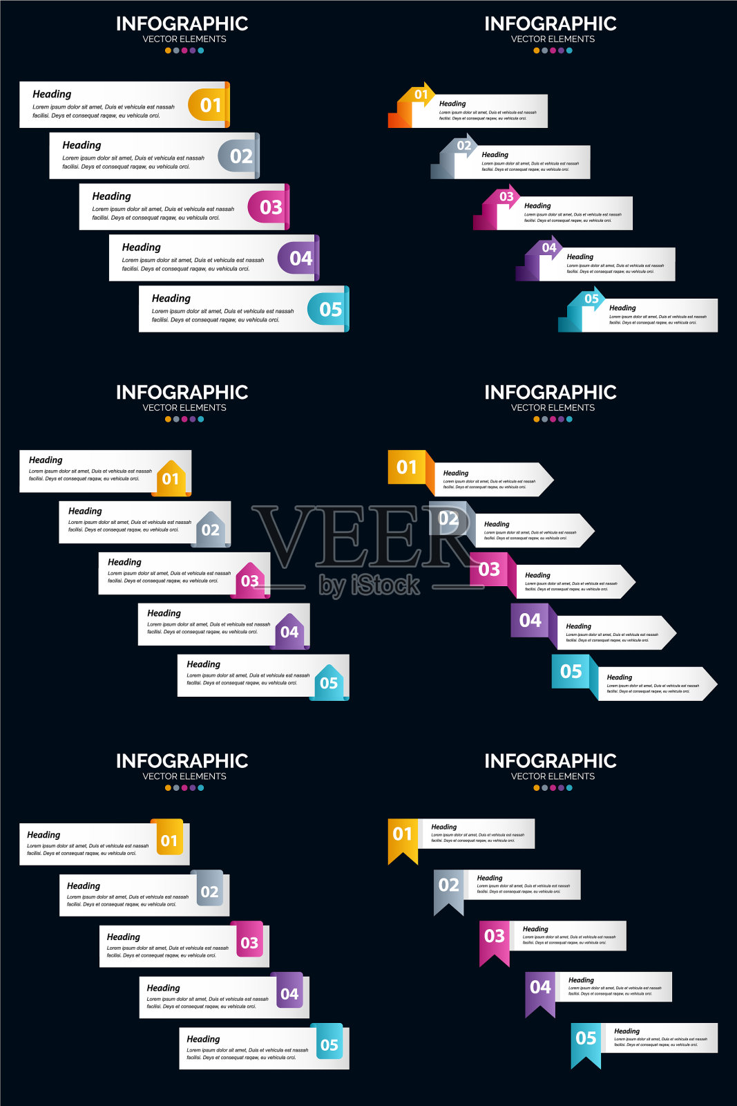 使用信息图表使您的演示更加丰富插画图片素材