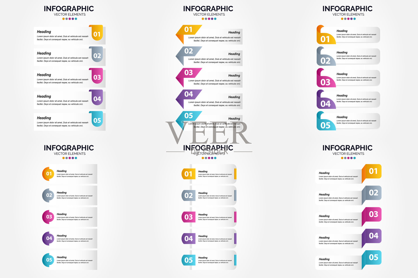 此信息图表集是广告的理想选择插画图片素材