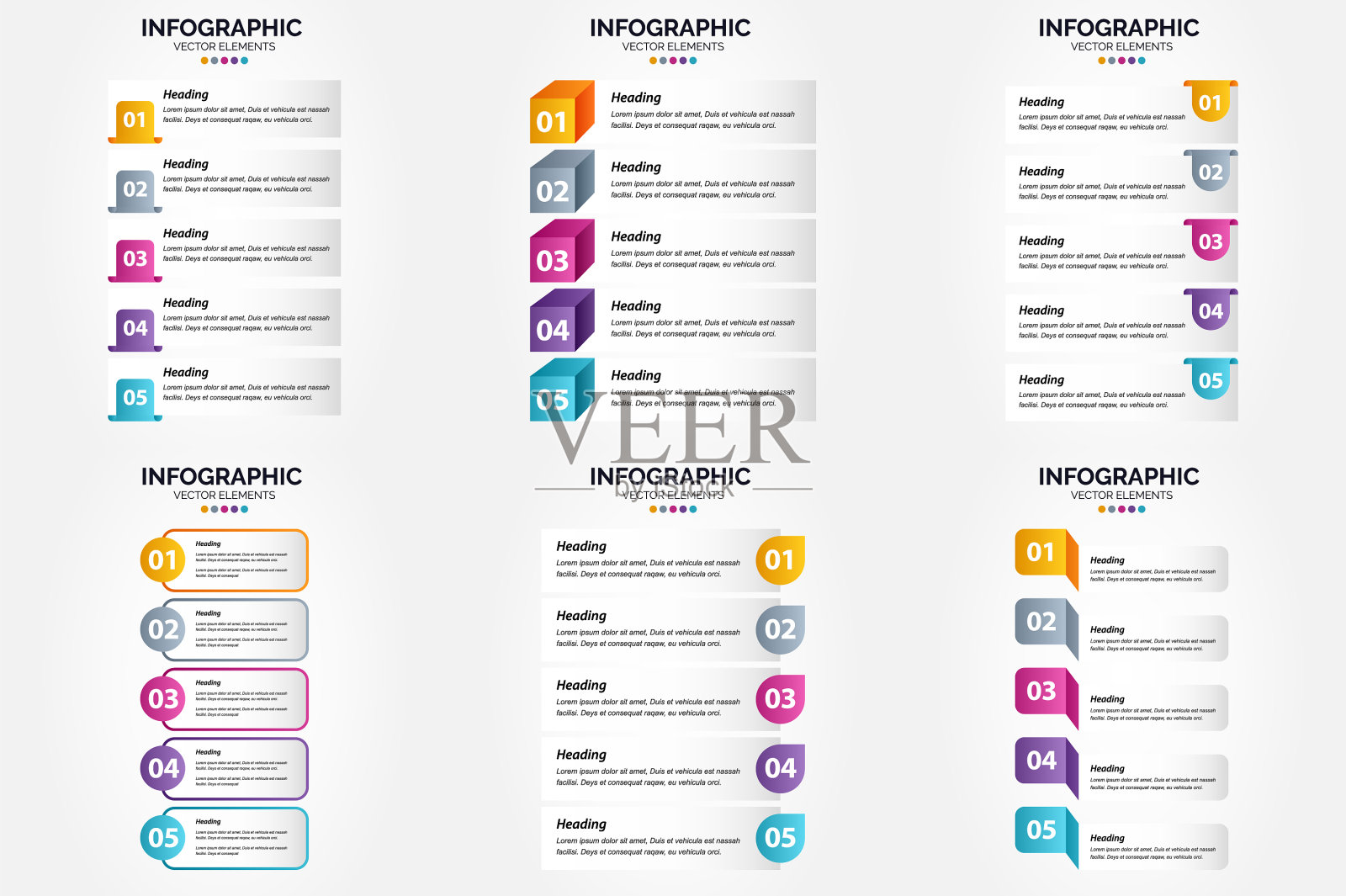 在这个集合中是创建信息图的理想选择插画图片素材