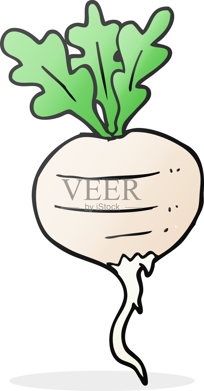手绘卡通萝卜插画图片素材