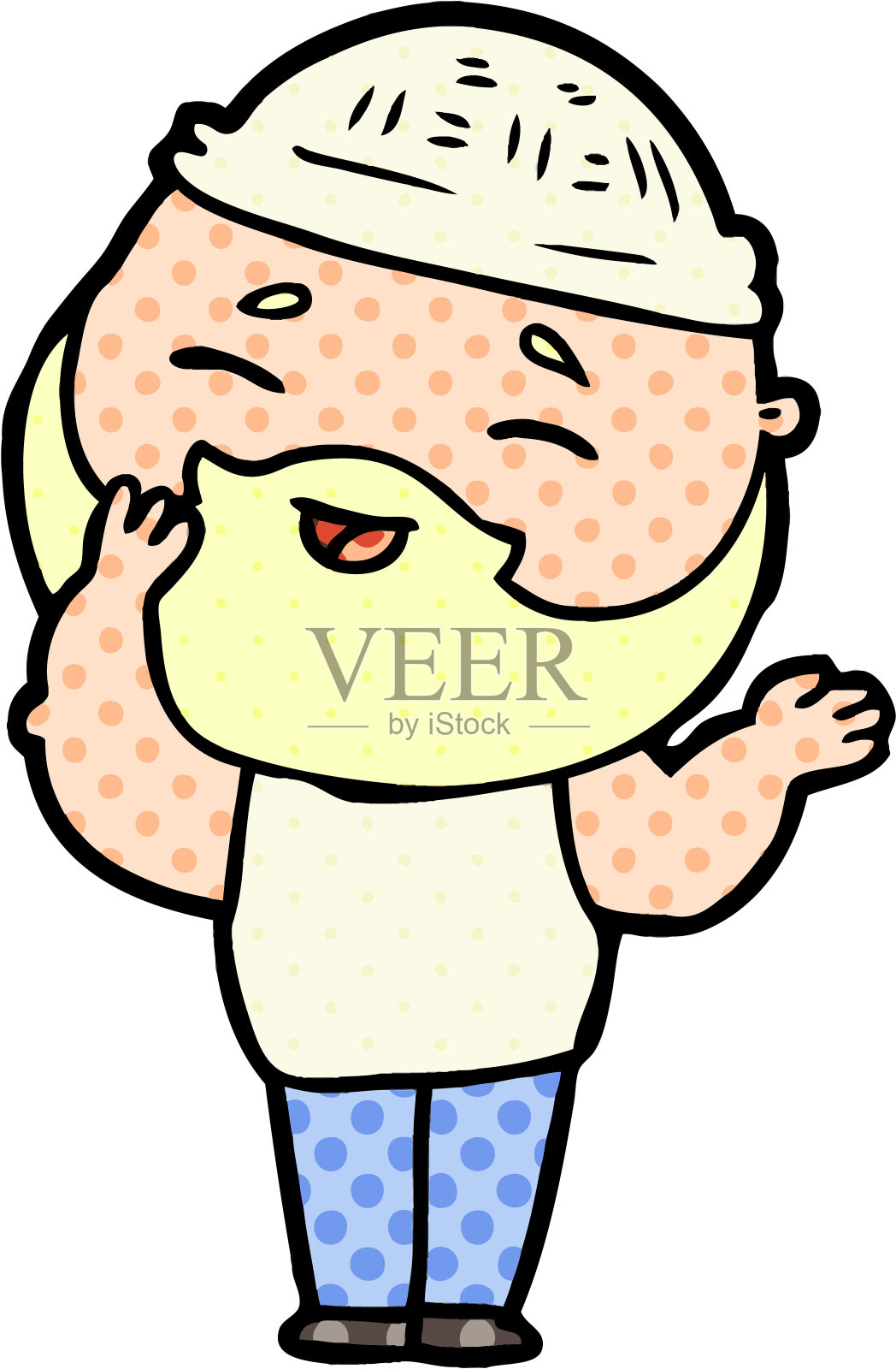 卡通快乐大胡子设计元素图片