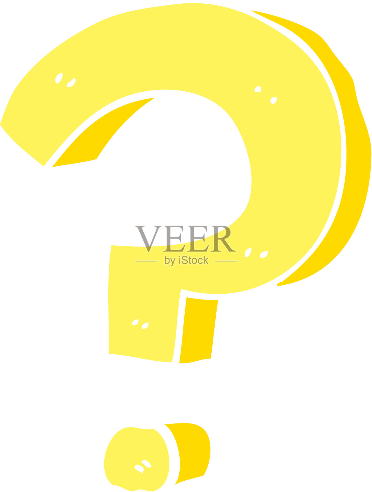 扁平风格卡通问号图片-商业图片-正版原创图片下载购买-Veer图库