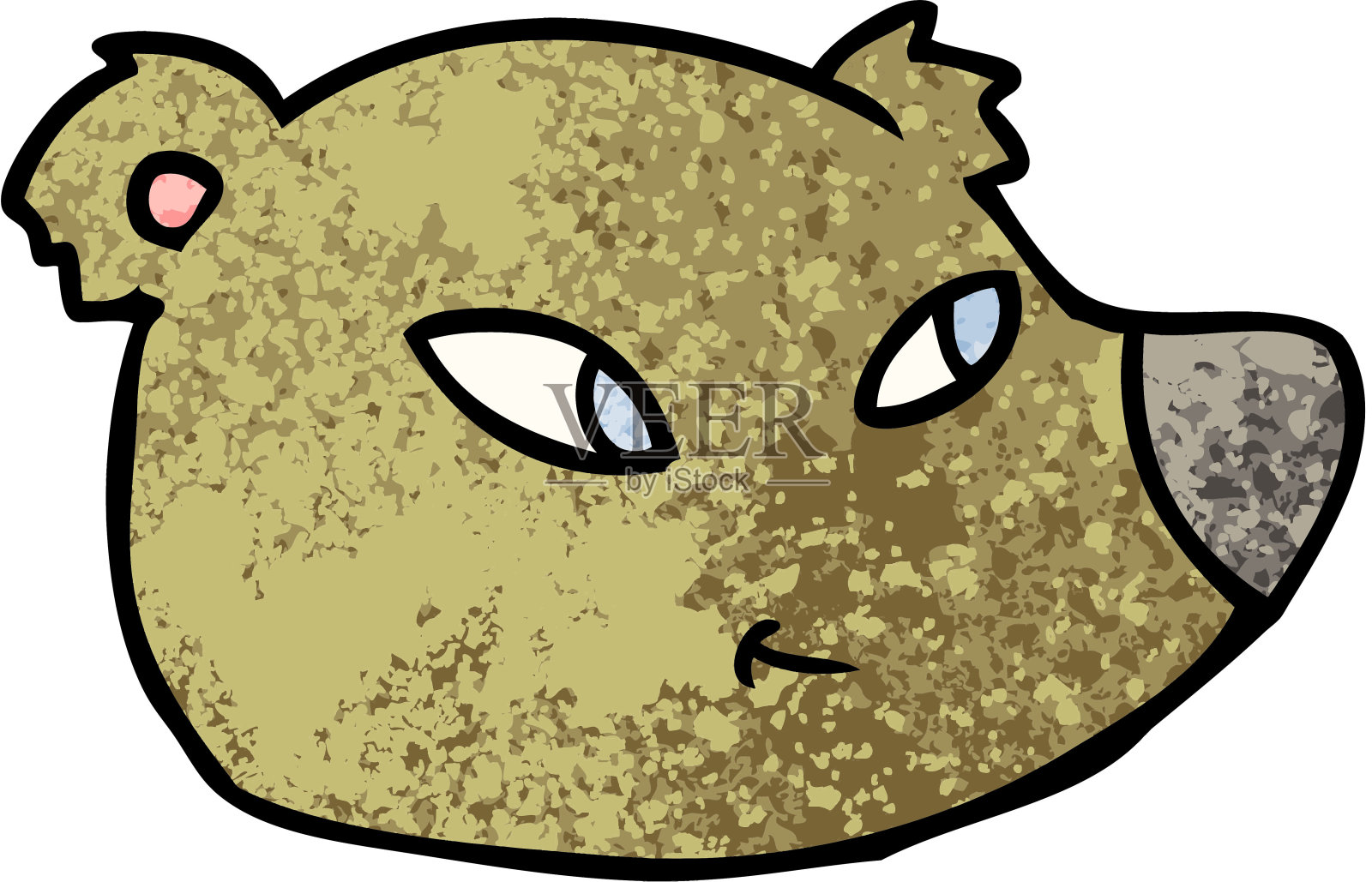 熊卡通人物设计元素图片