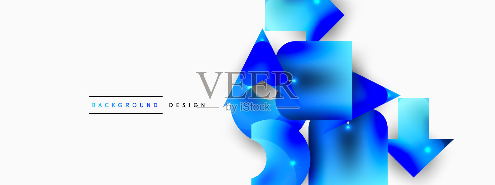 最小几何抽象背景原语插画图片素材