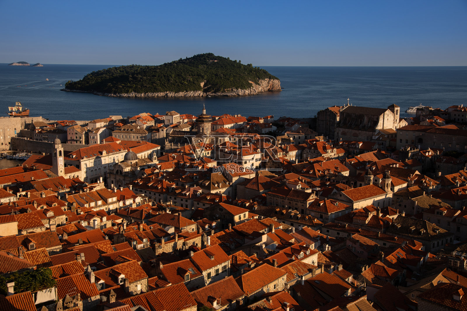 杜布罗夫尼克屋顶照片摄影图片