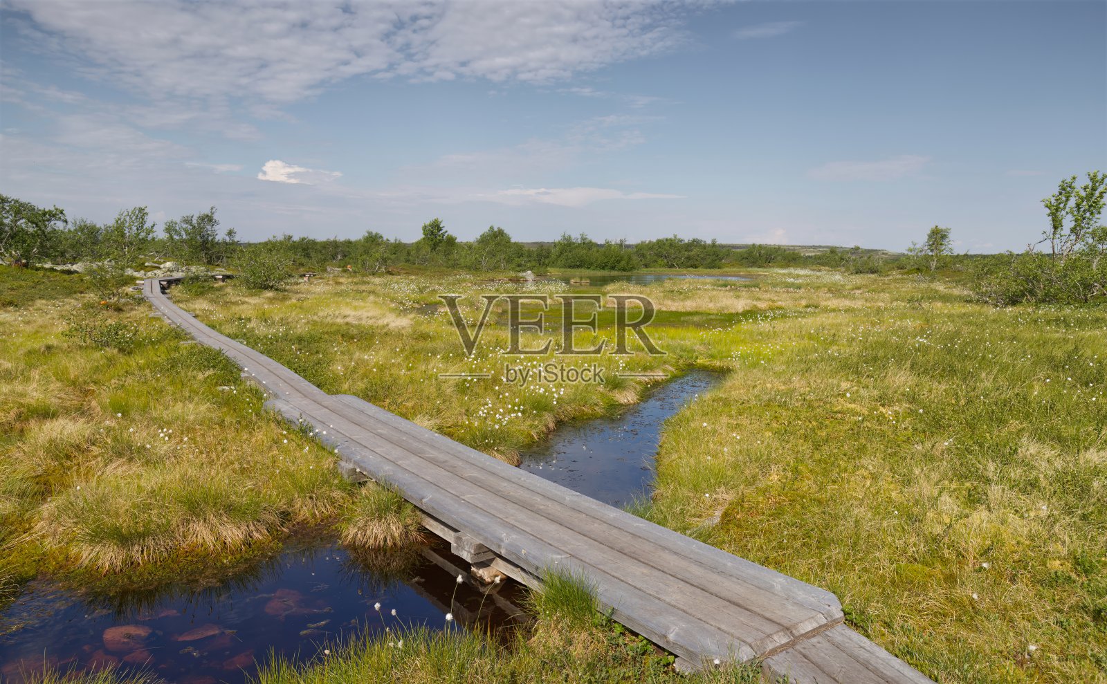 Fulufjallet国家公园的步道和步道标记标志照片摄影图片