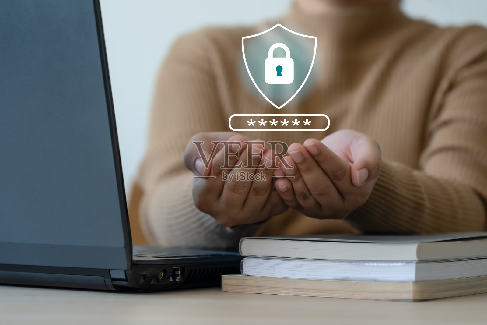 密码在线账号双因素多重隐私保护。手机安全的概念。照片摄影图片